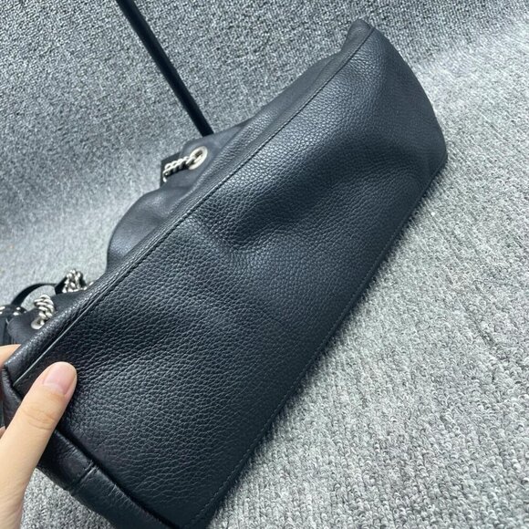 Gucci GG Soho on Chain Medium Shoulder Black Bag 660-82024 - Picture 5 of 16